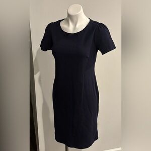 Talbots Navy Short Sleeve Mini Dress NWT
